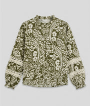 Chemise Irma broderies ajourées face