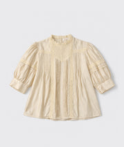 Blouse Eliana fluide manches courte - beige