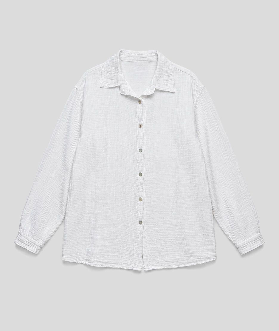 Chemise Ludivine blanche face — marque Carnaby
