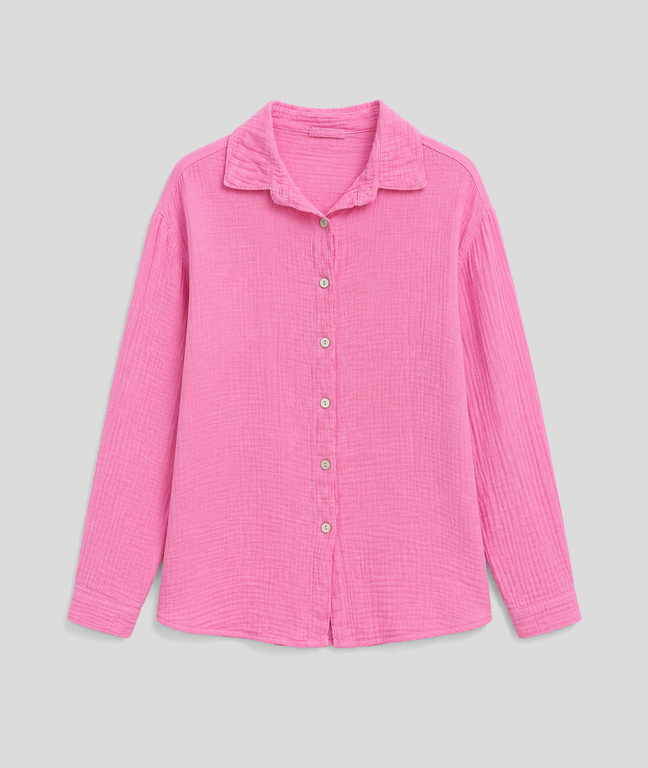 Chemise Ludivine rose face — marque Carnaby