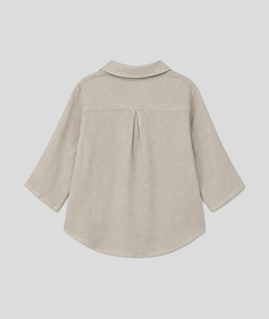 Chemise Mona beige dos — marque Carnaby