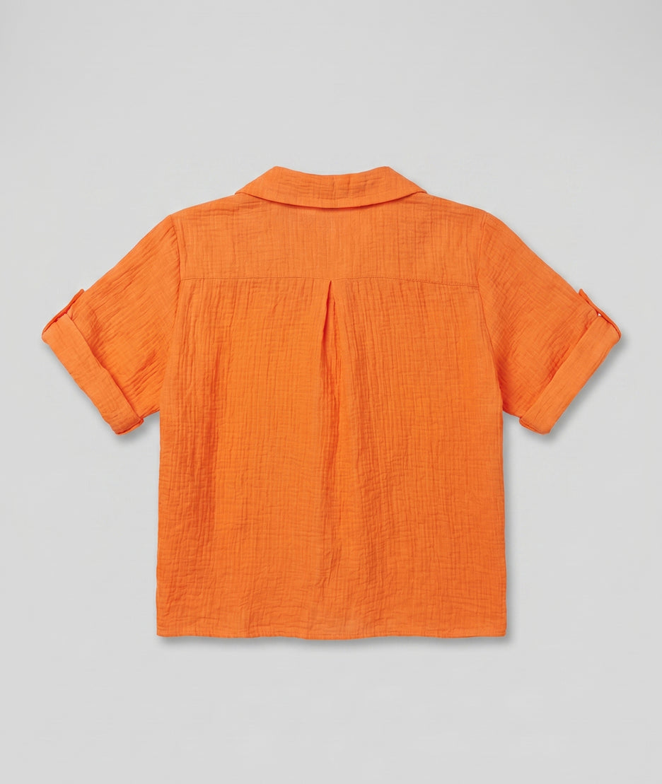 Chemise Nolane orange dos — marque Carnaby