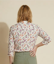 Chemise Spring à motif fleuri - ecru