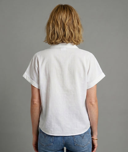 Chemise Suzanna blanche dos — marque Carnaby