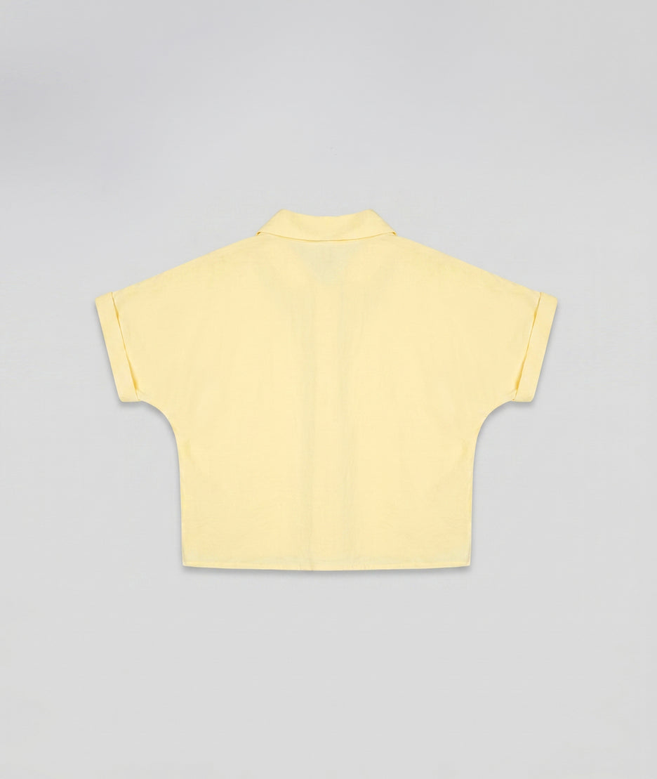Chemise Vanessa jaune dos — marque Carnaby