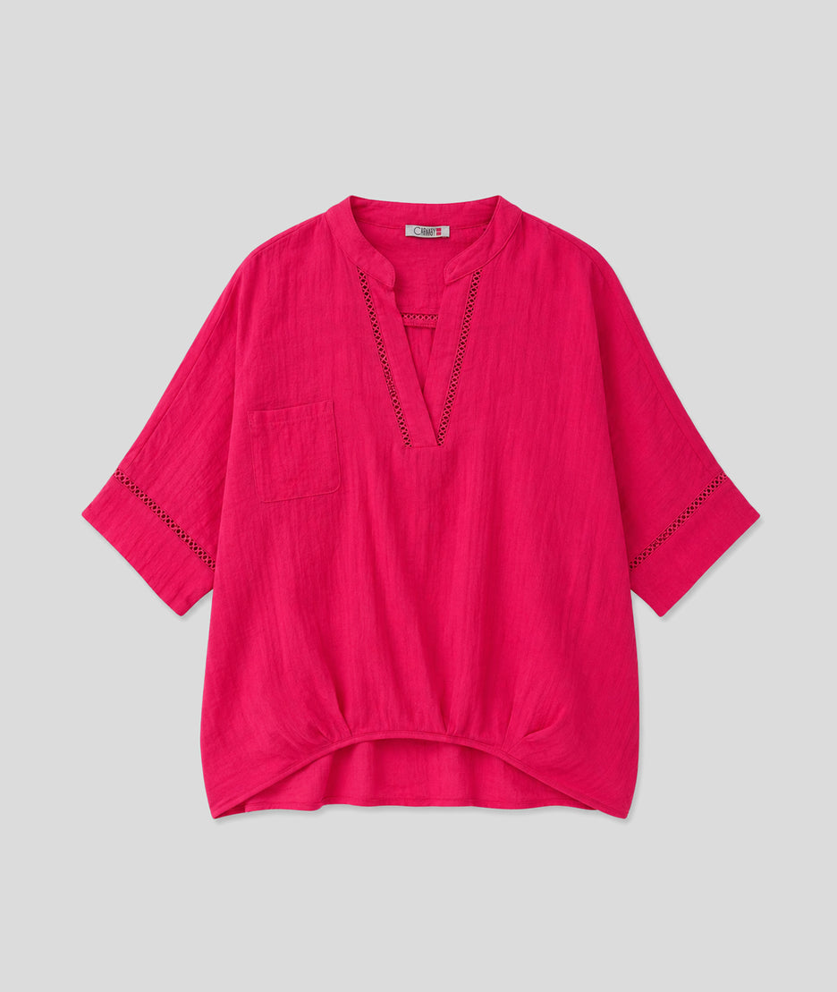 Chemise Ysi fuchsia face — marque Carnaby