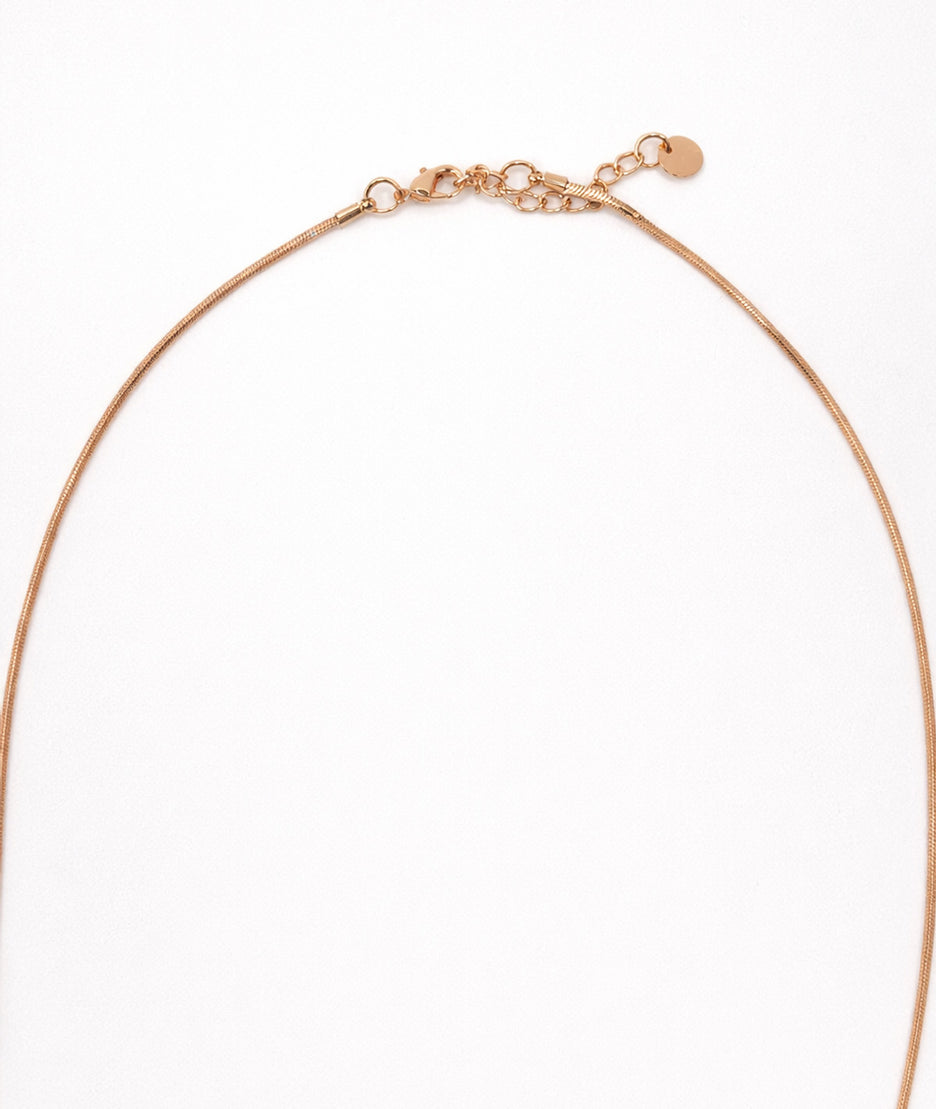Collier sautoir à pendentifs Ronda jaune détail
