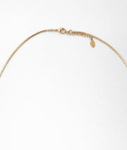 Collier sautoir arbre de Vie jaune détail