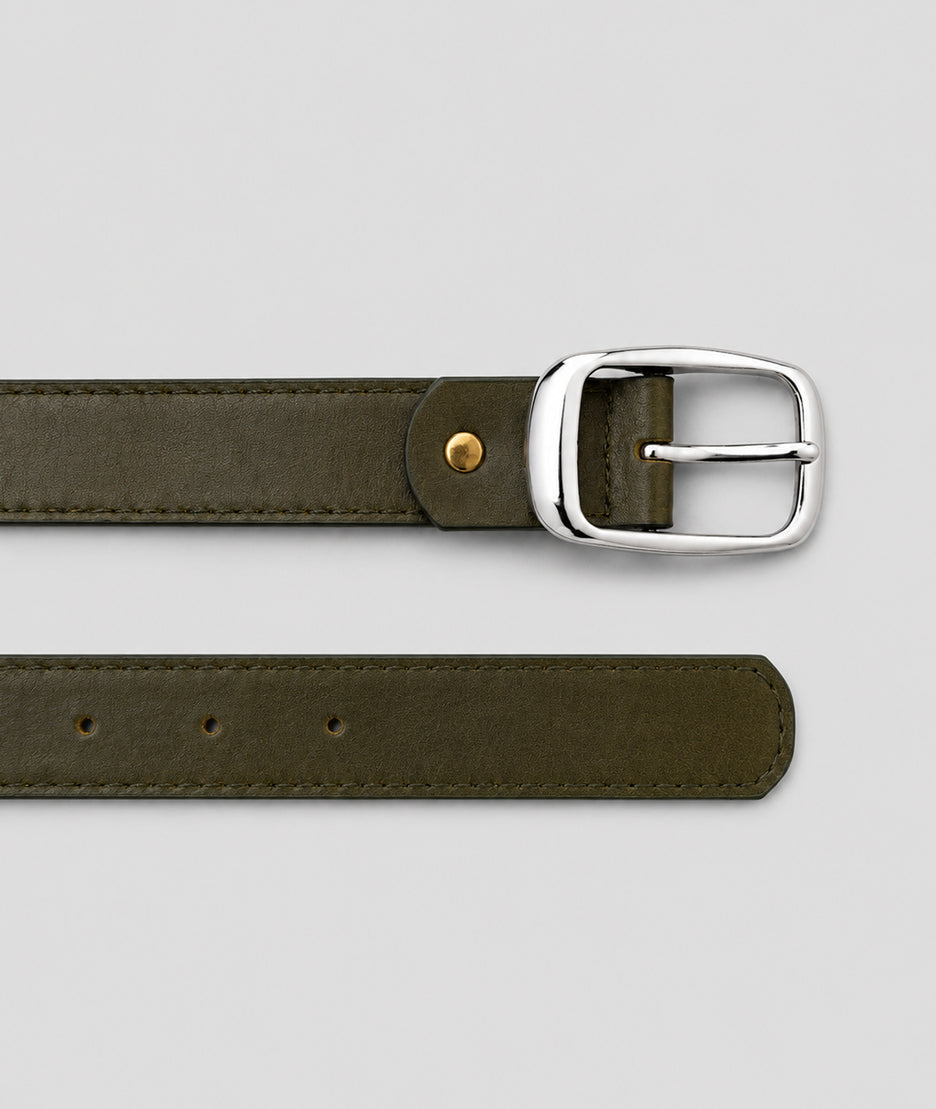 Ceinture Lilia en simili cuir - kaki