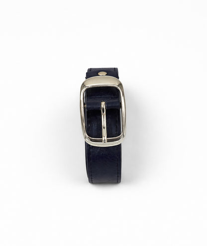 Ceinture en simili cuir Lilia marine face