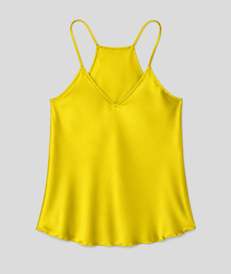 Débardeur Bali jaune face — marque Carnaby