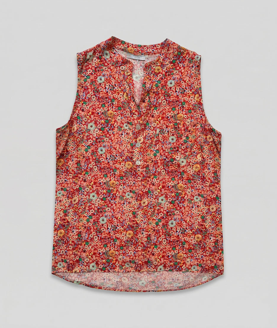 Débardeur Lifli motif fleuri face — marque Carnaby