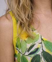 Débardeur Limone pailleté motif citrons - multi
