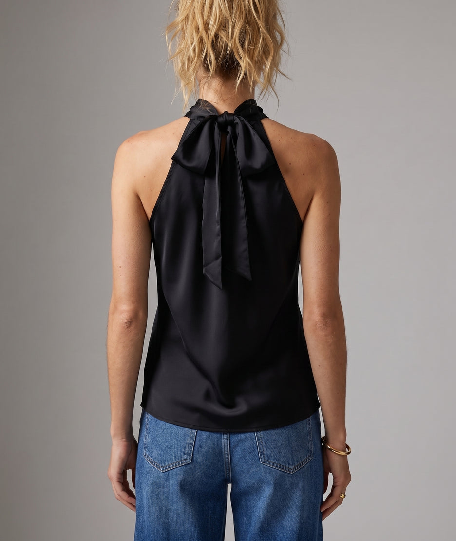 Débardeur Olivia noir dos — marque Carnaby