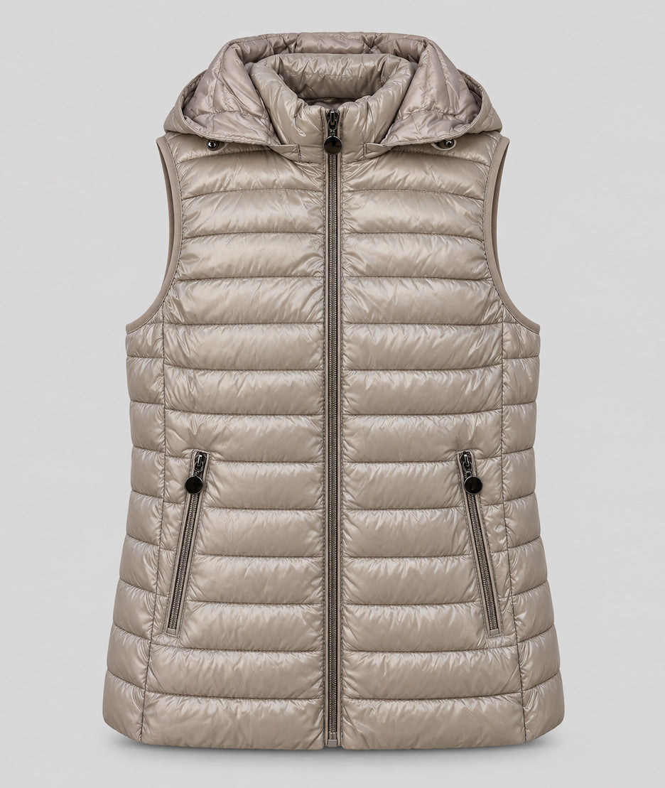 Doudoune sans manches Gaby - beige