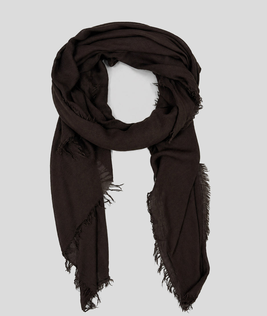 Foulard bambou large choco face