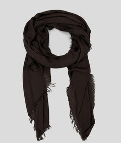 Foulard bambou large choco face