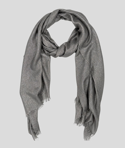 Foulard Carolina pailleté - gris