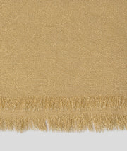 Foulard Carolina pailleté jaune détail