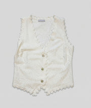 Gilet Bianca blanc face — marque Carnaby