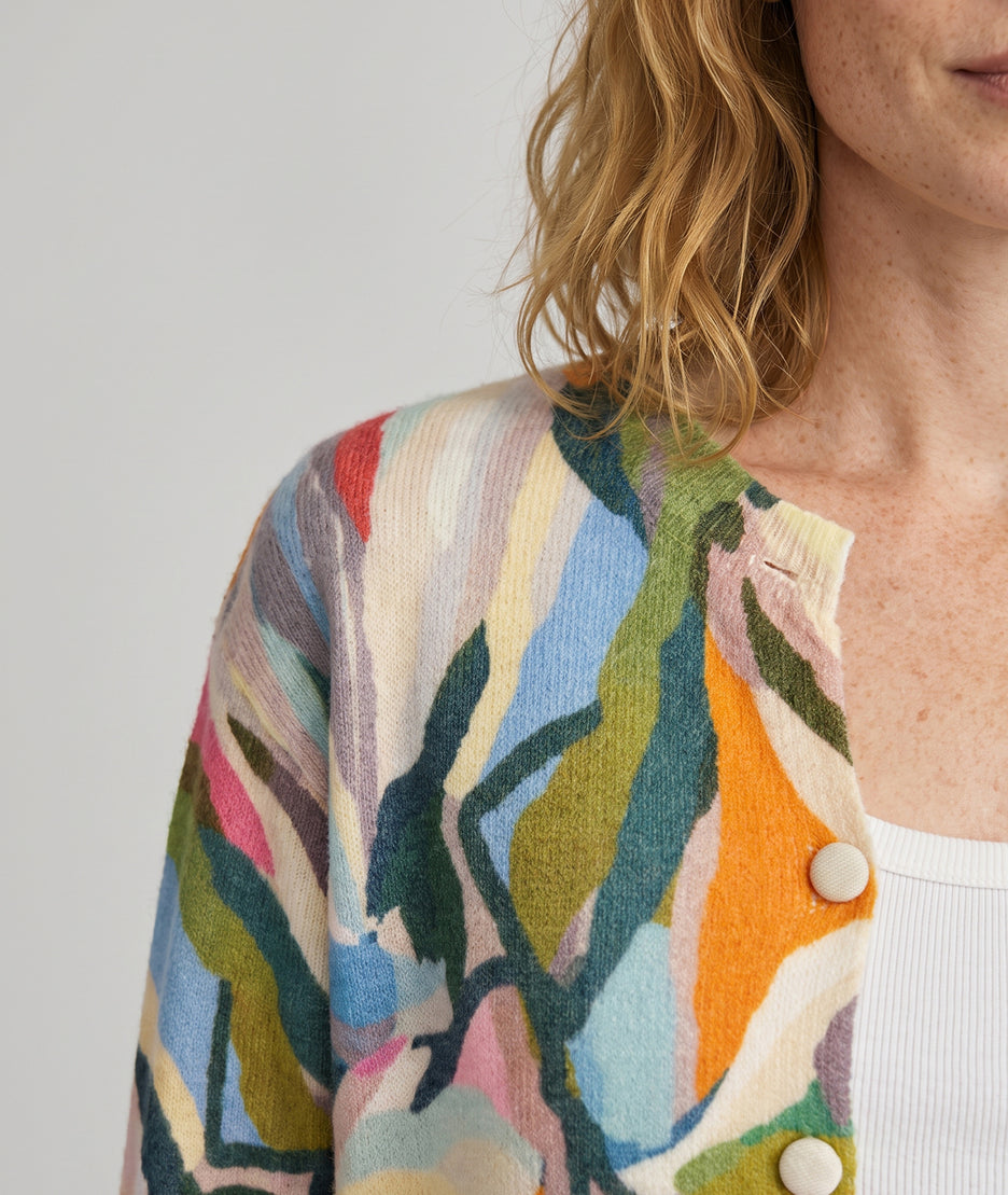 Gilet Dany coloré en maille fine — marque Carnaby