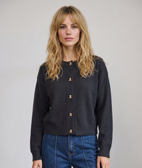 Gilet fantaisie Teddyml à boutons oursons - marine