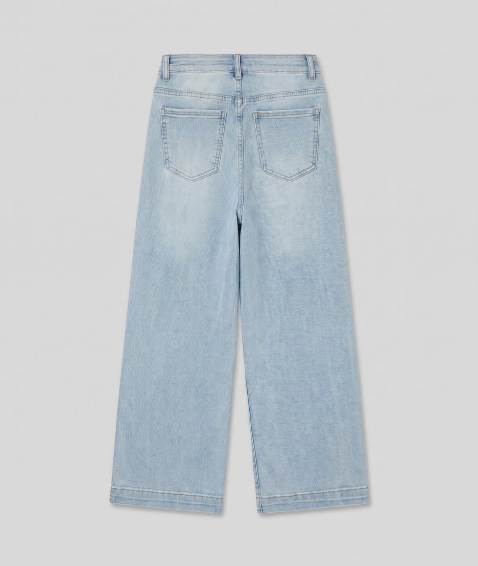 Jean wide leg Palmier dos — marque Carnaby