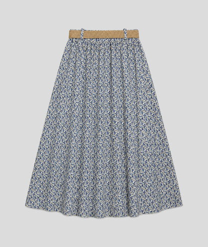 Jupe longue Flory - bleu
