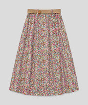 Jupe longue Lifli blanche dos — marque Carnaby
