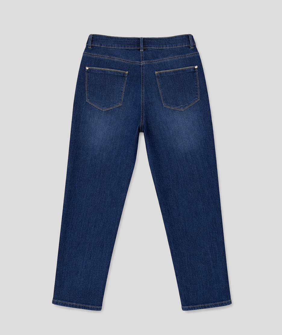 Pantacourt slim femme jean brut “Graal” - jean
