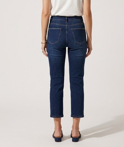 Pantacourt slim femme jean brut “Graal” - jean