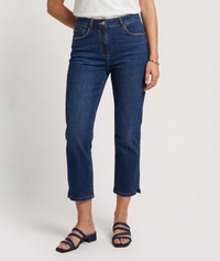 Pantacourt slim femme jean brut “Graal” - jean