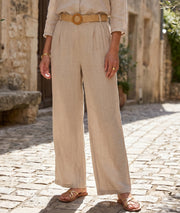Pantalon Angela beige face — marque Carnaby