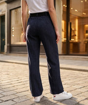 Pantalon habillé Elina marine dos