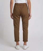 Pantalon Kaina coupe carotte - camel