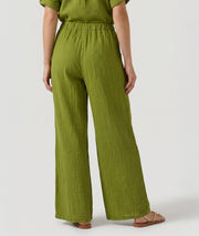 Pantalon Noa vert olive dos — marque Carnaby