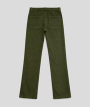 Pantalon Vini flare kaki dos