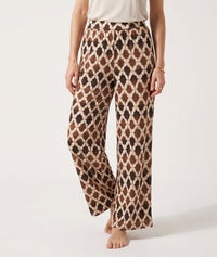 Pantalon fluide Yana à motifs - marine