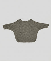Pull ample pailleté Ilura taupe face arrière