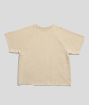 T-shirt manches courtes arrière - ecru