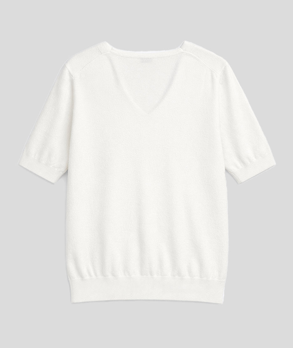 Pull Miu manches courtes avec broche dos