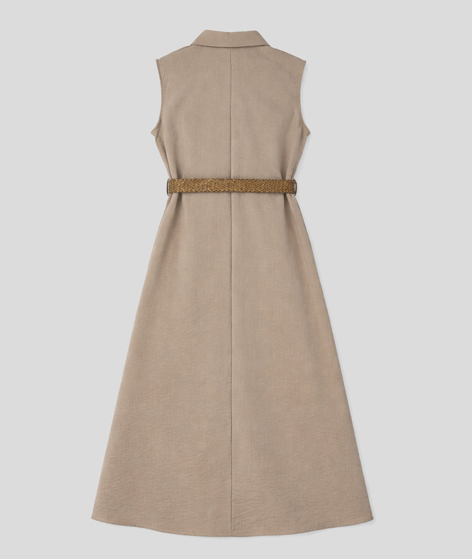 Robe longue Benedicta sans manche dos