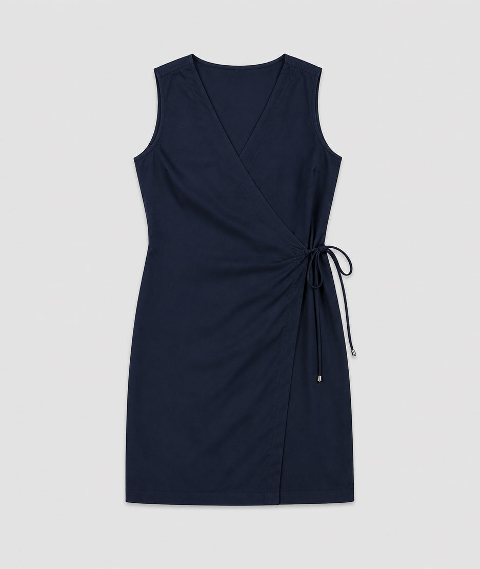 Robe courte Denise marine face — marque Carnaby
