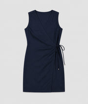 Robe courte Denise marine face — marque Carnaby