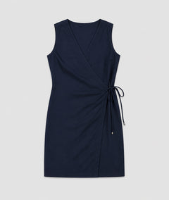 Robe courte Denise marine face — marque Carnaby