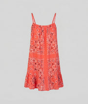 Robe Estelle corail face — marque Carnaby