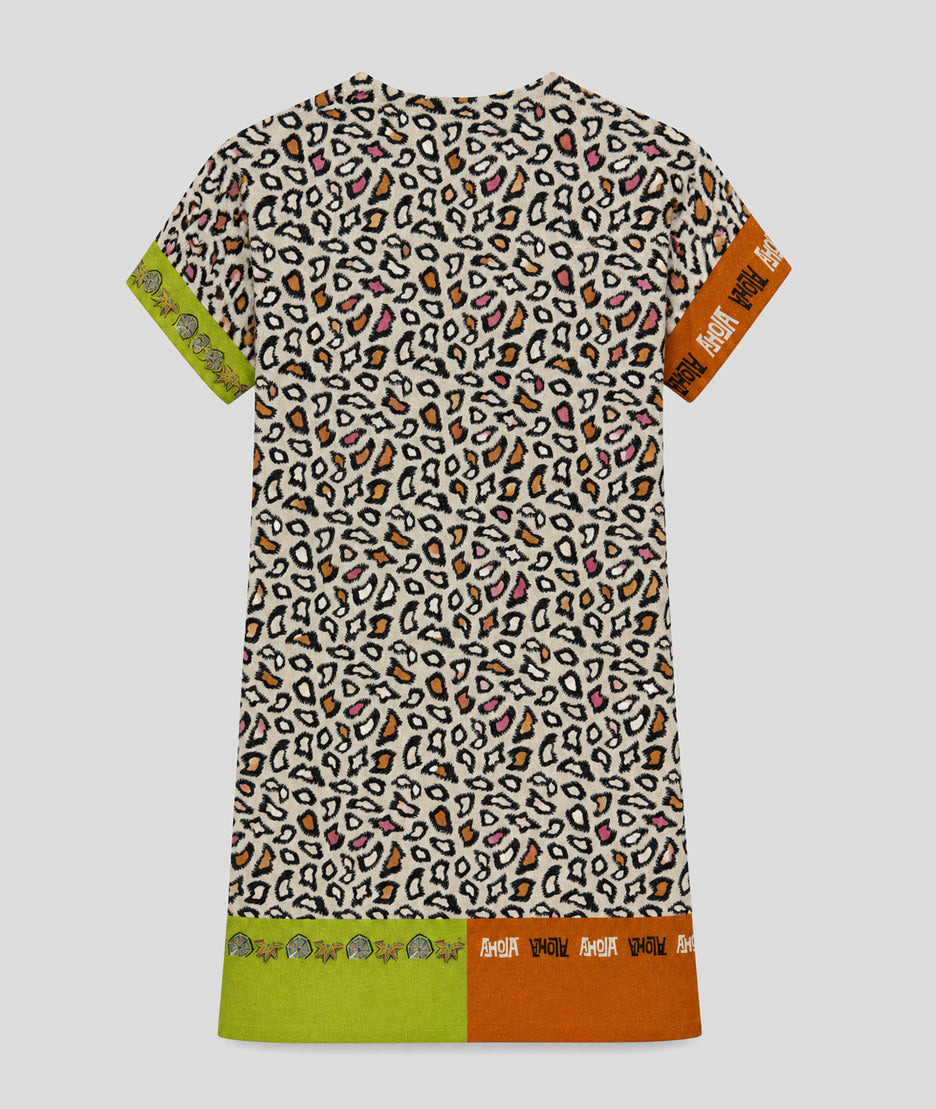 Robe longue Ibiza pailletée multi dos