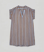 Robe Justina ciel/marron face — marque Carnaby
