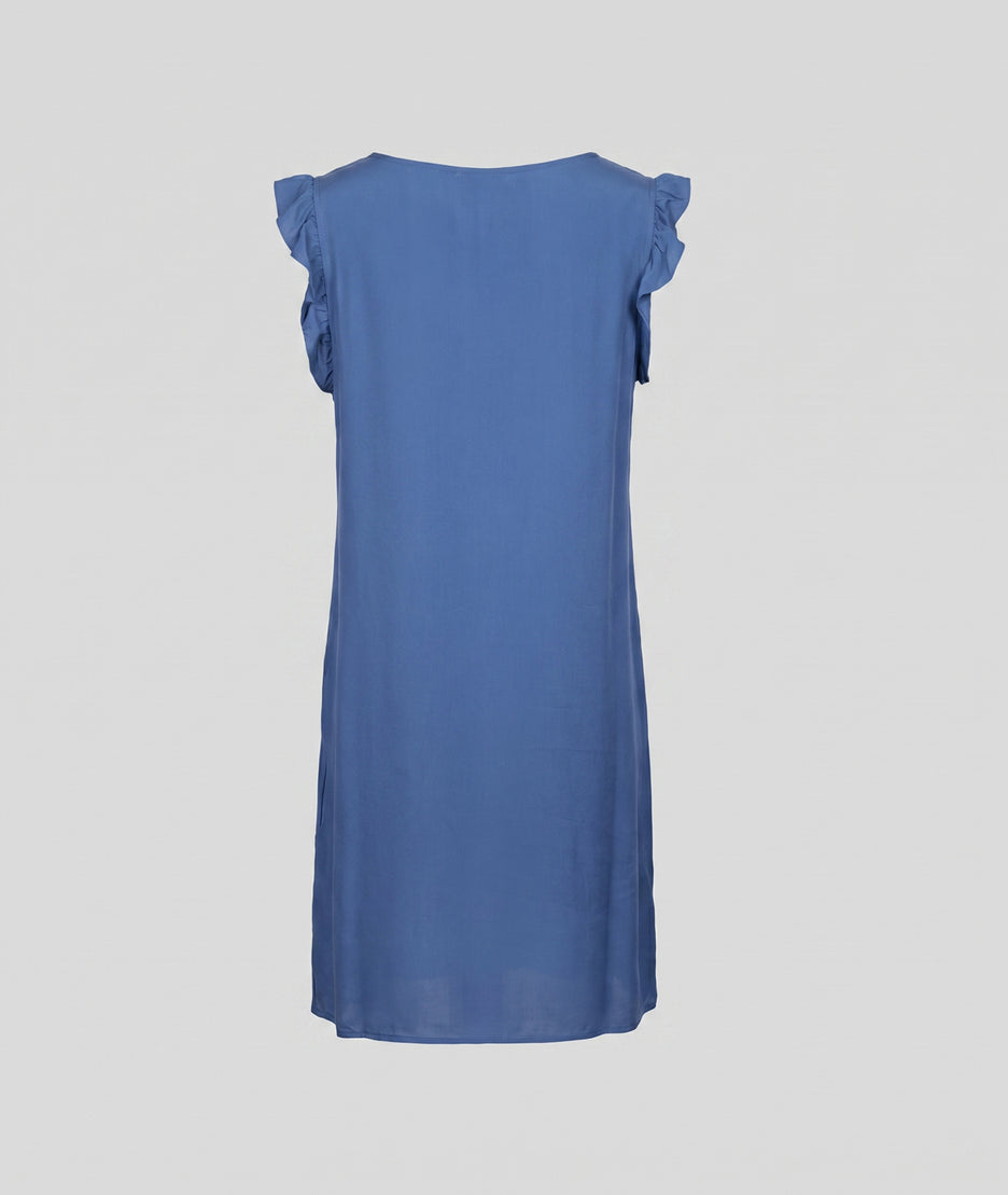 Robe Lilouanne bleue dos — marque Carnaby
