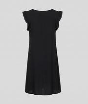 Robe courte Lilouanne fluide - noir